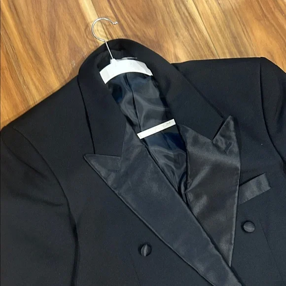 Giorgio capelli Classic Black Double-Breasted Men's Blazer